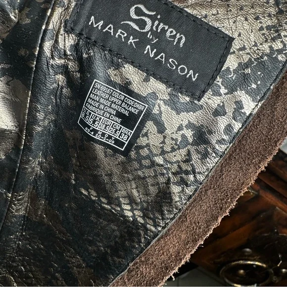 Siren By Mark Nason Sugarhill Festival Boots Leather High Dark Brown 8.5 - Picture 10 of 15